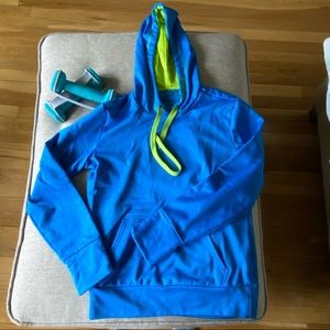 Reebok Women’s Blue Pull Over Hoodie w/ Pockets
